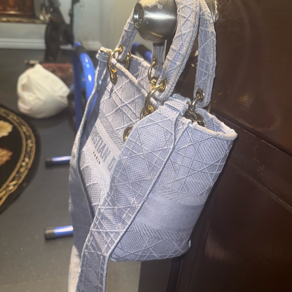 Lady Dior d-Lite Medium Denim Bag - Picture 10 of 16